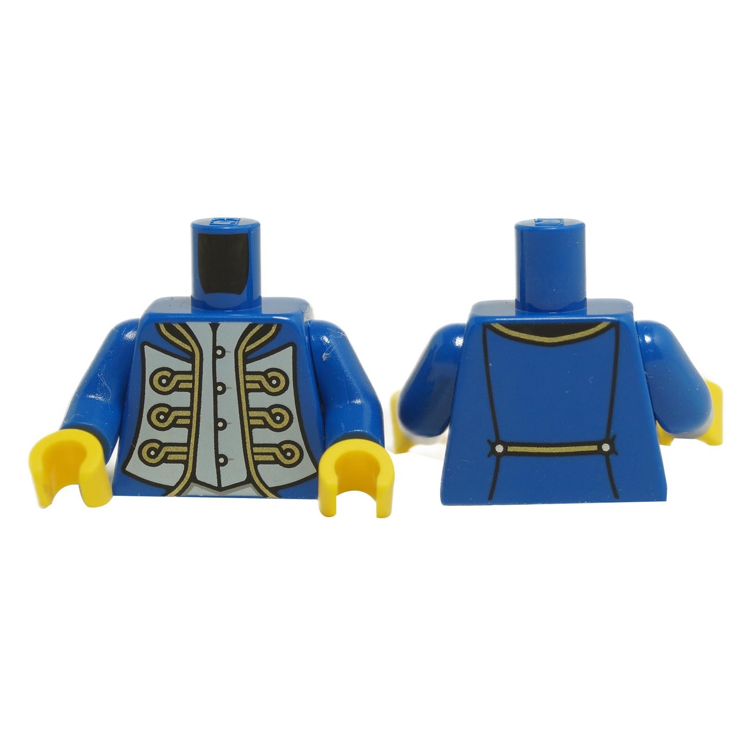 Torso Blau Pirat Imperialer Gouverneur Mantelmuster 