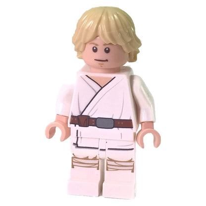 Luke Skywalker (Tatooine, Weiße Beine, Ernstes / Lächelndes Gesichtsdruck) 