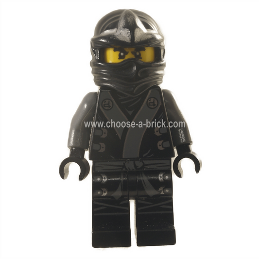 LEGO Minifigure Cole - njo080 - njo080 (front view showcasing original outfit details)