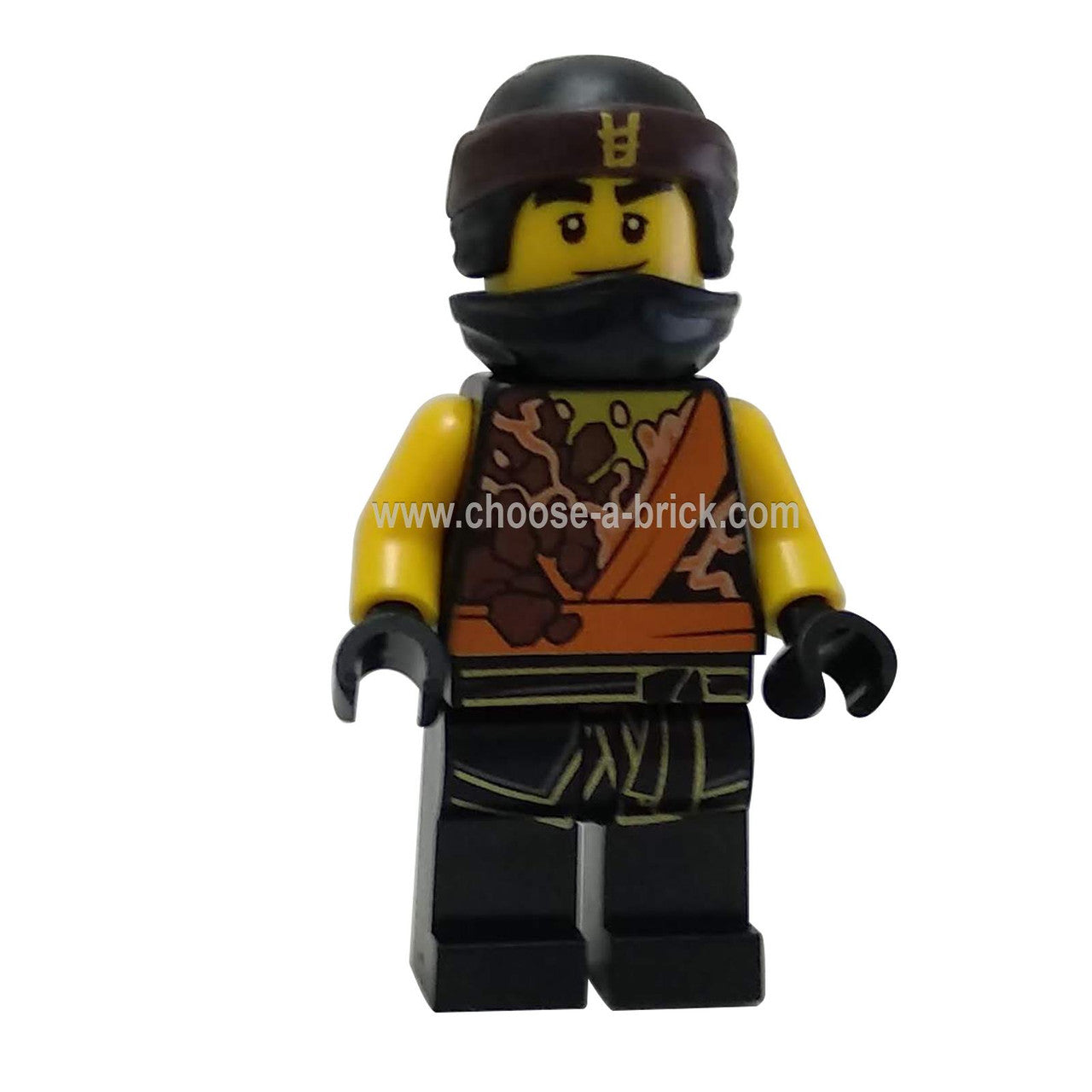 LEGO Minifigure Cole from Spinjitzu Masters in Sons of Garmadon, vibrant printing - njo408new