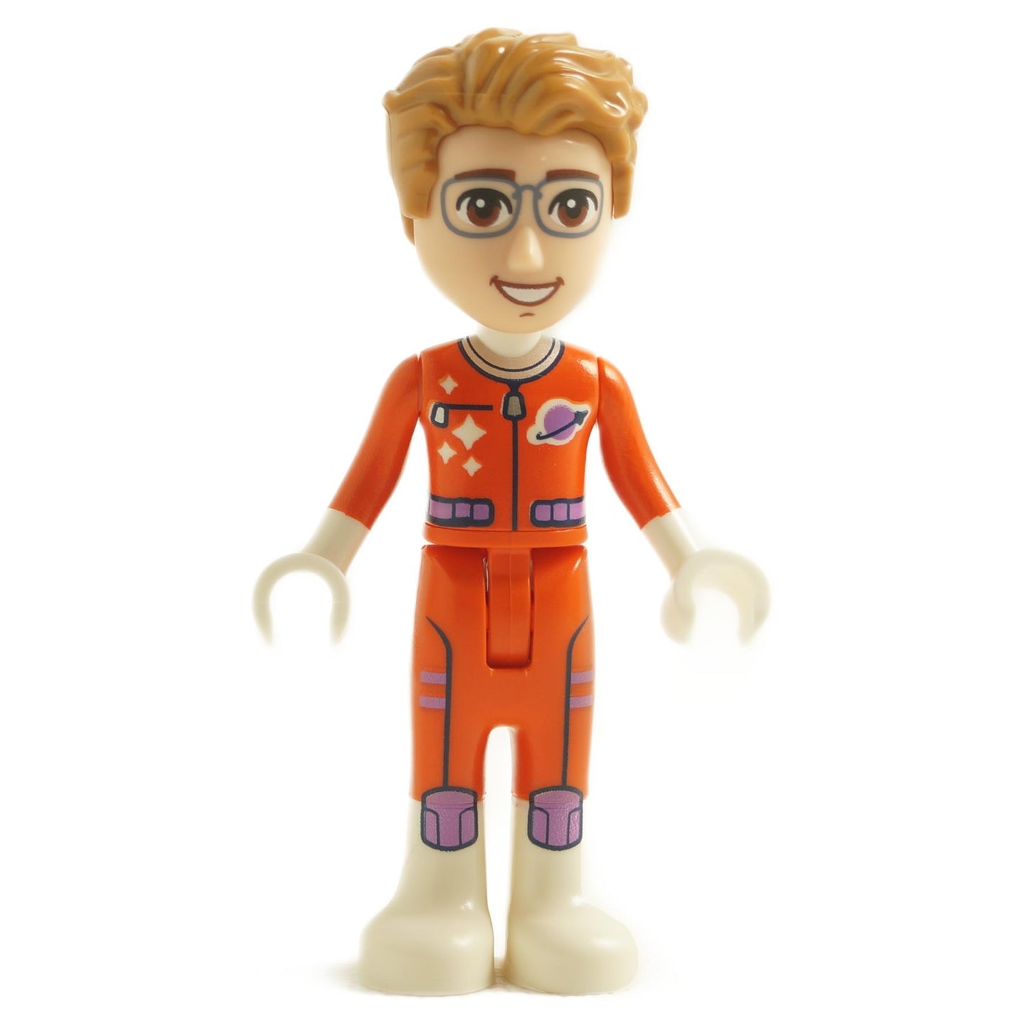 Freunde Julian (Erwachsener) - Astronaut, Orange Rötlich Raumanzug 