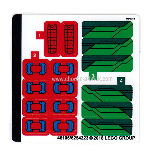 Sticker for Set 76114 - 46106-6254323 - LEGO Parts and Pieces