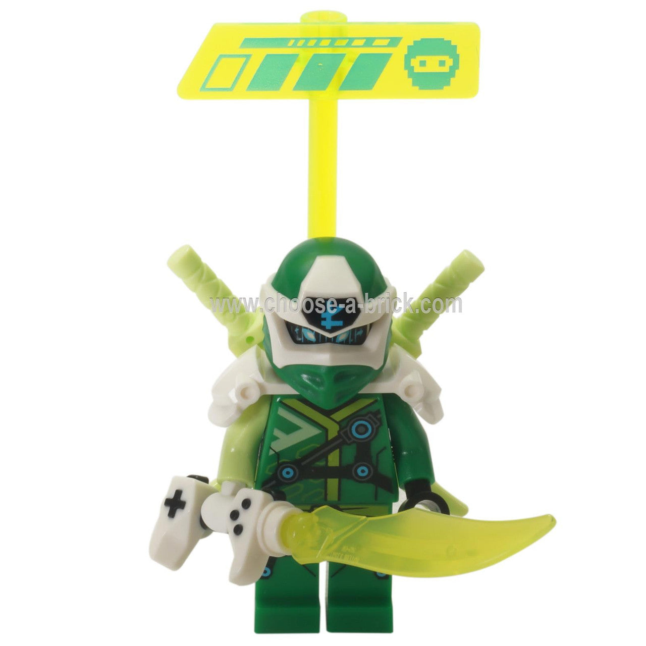 LEGO MInifigure Ninjago - Lloyd - Digi Lloyd with weapon