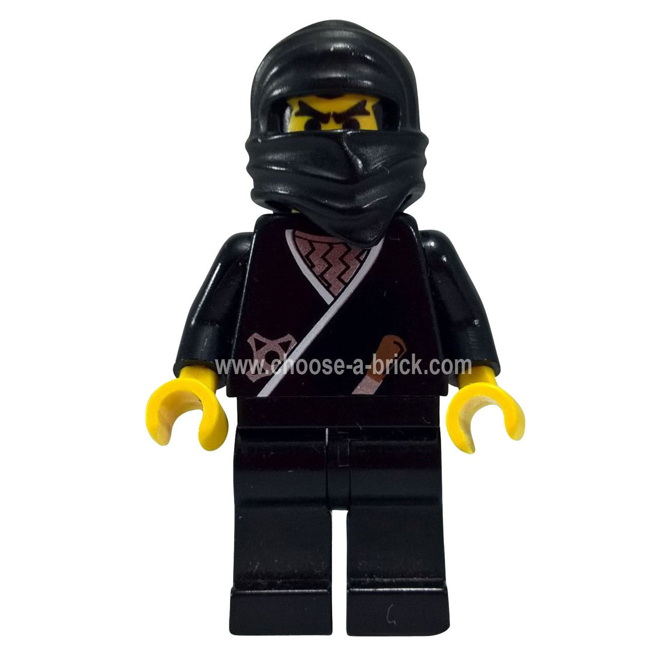 LEGO Minifigure Ninja - Black - MPN cas048 - cas048, first view.