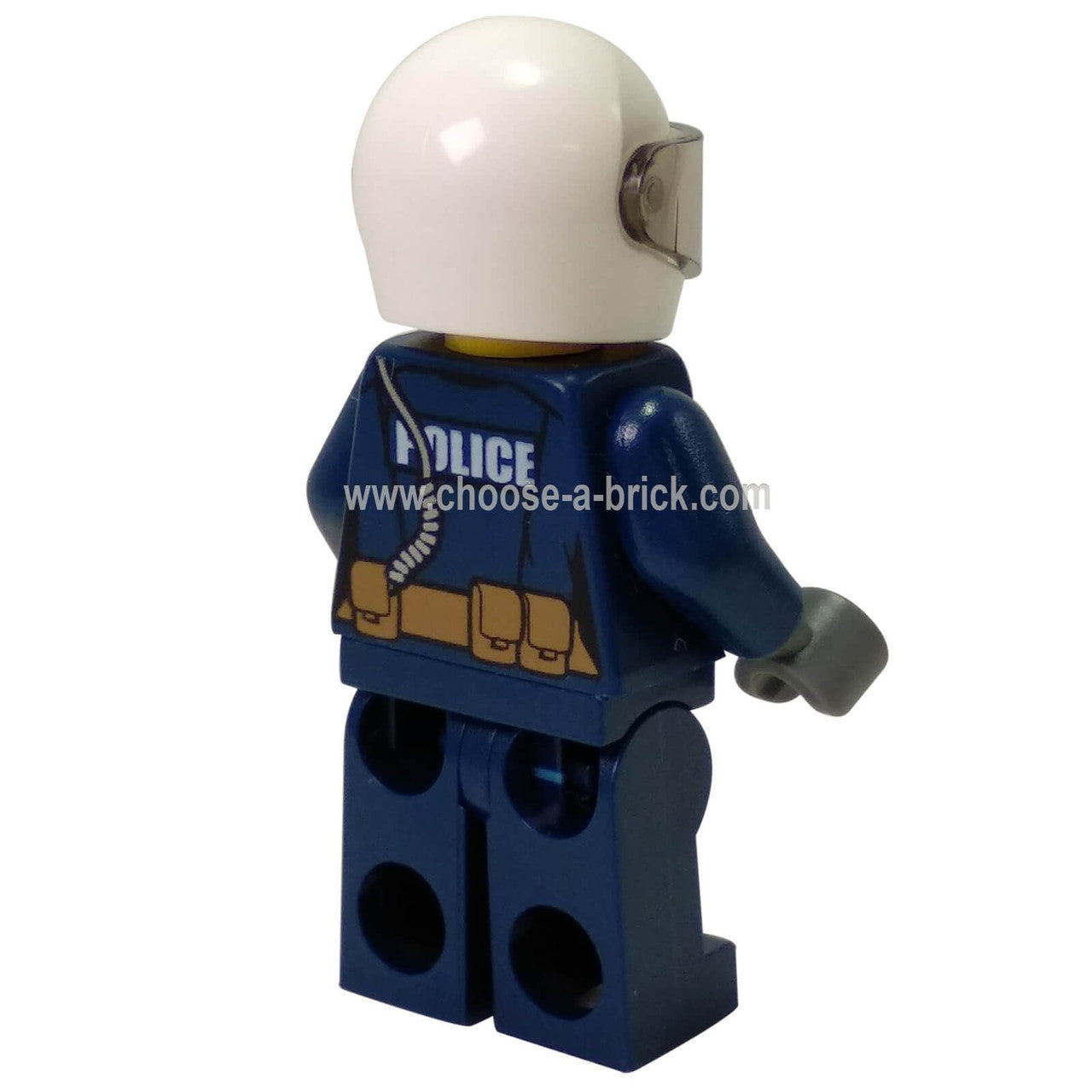 LEGO Minifigure City Helicopter Pilot Female, Leather Jacket with Gold Badge - cty774new - front view