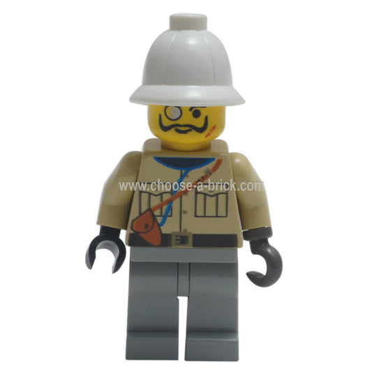 LEGO Minifigure Baron Von Barron with Pith Helmet - adv003