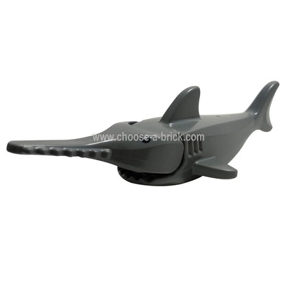  Sawfish with Gills with Black Eyes and White Pupils - LEGO Minifigure Animals