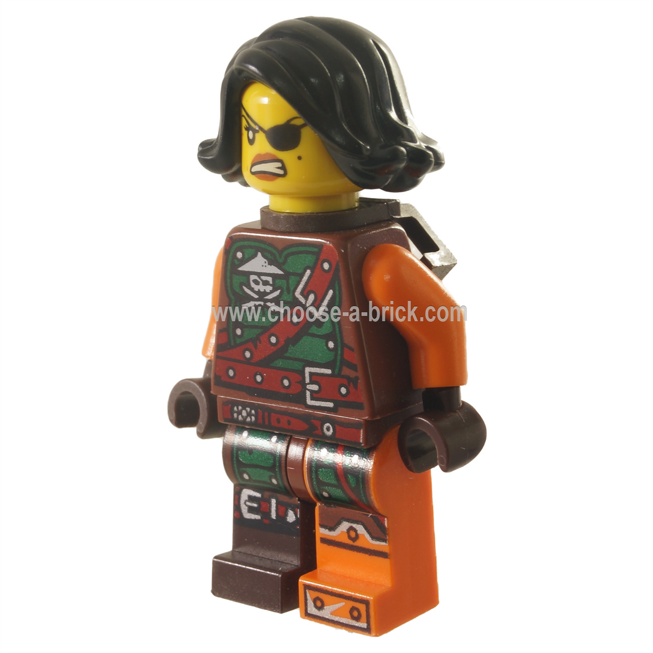 LEGO Minifigure Ninjago -  Cyren - Belt Outfit, Scabbard