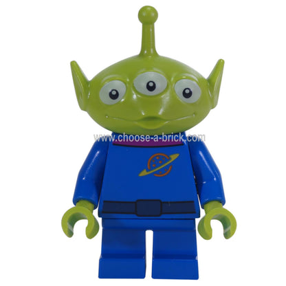 LEGO Minifigure Alien (Magenta Collar) - Front View.