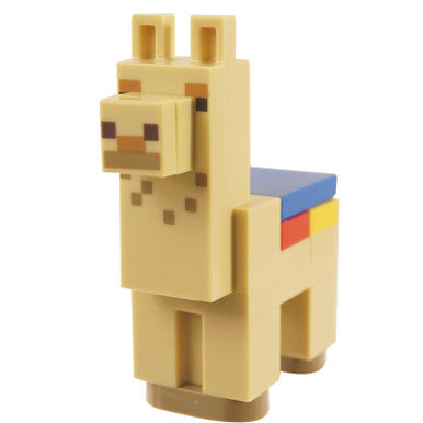 Minecraft Alpaka / Lama, Tan - Ziegel gebaut 