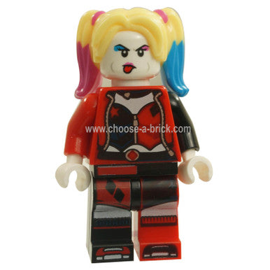 Harley Quinn - Jacke offen, Korsett 