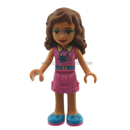 LEGO MInifigure - Friends Olivia, Dark Pink Shorts and Top