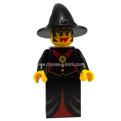 LEGO Minifigure Fright Knights - Witch - cas215, different angle.