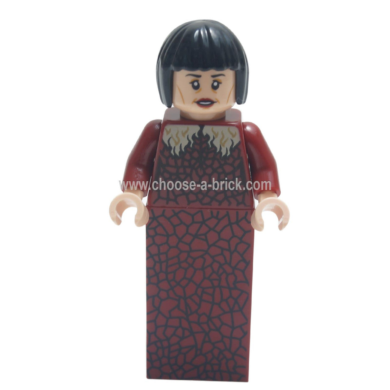 LEGO Minifigure Harry Potter - Madame Maxime, Dark Red Dress Add Image 