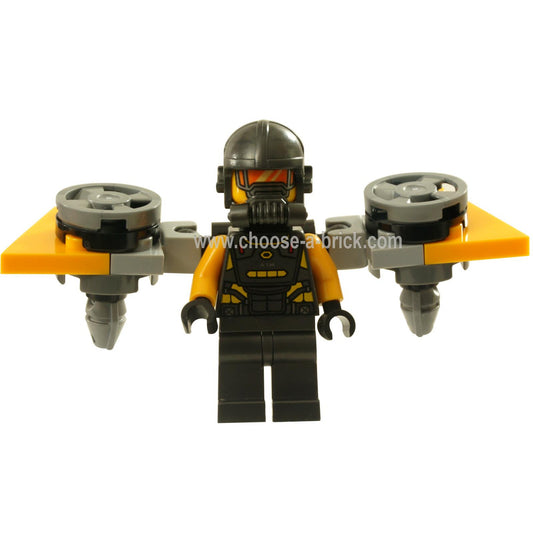 LEGO Minifigure AIM Agent - Rocket Wings - First View.