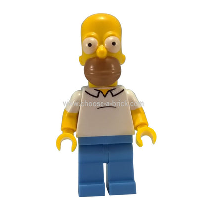 LEGO Minifigure Homer Simpson - The Simpsons - sim007, first view.