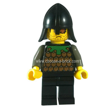 LEGO Minifigure Knights Kingdom I - Robber 1 - Lego Minifigure - cas042, different angle.