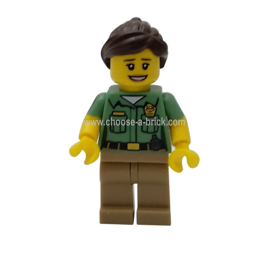 LEGO Minifigure Animal Control - Front View.