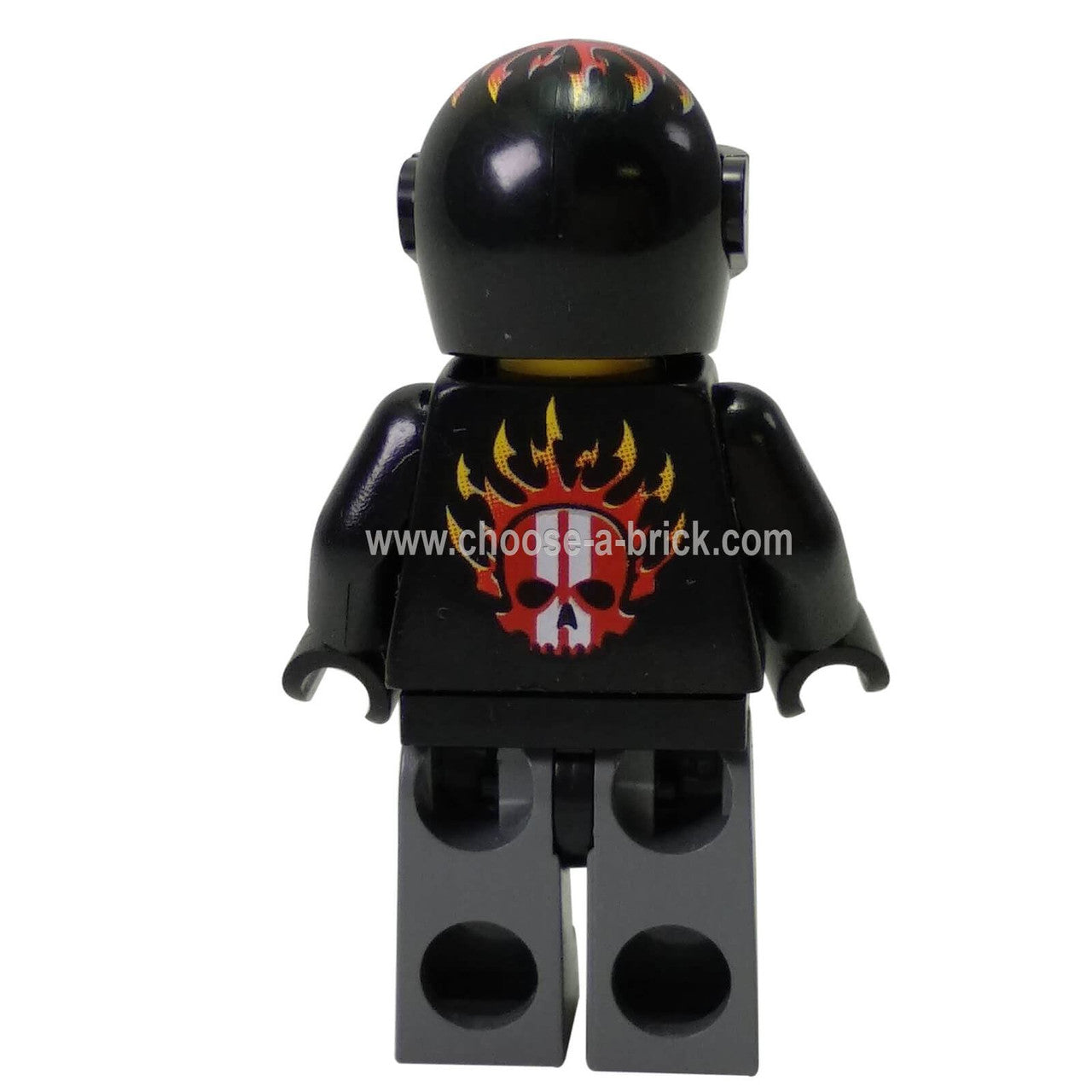 LEGO Minifigure Backyard Blaster 1 (Bart Blaster) - Standard Helmet, Black Visor - wr002