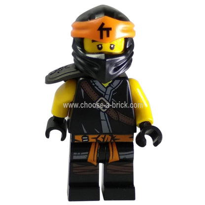 LEGO Minifigure Cole from Secrets of the Forbidden Spinjitzu, golden accents - njo532new