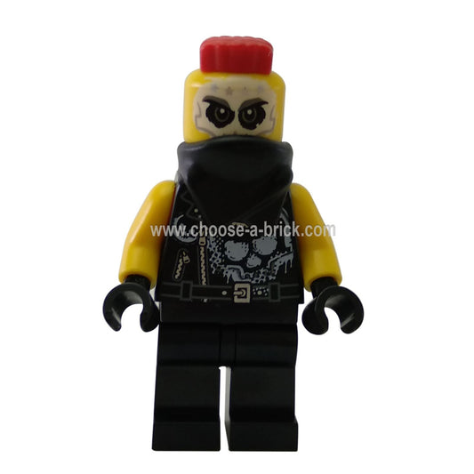 LEGO Minifigure Chopper Maroon - njo388new - default angle