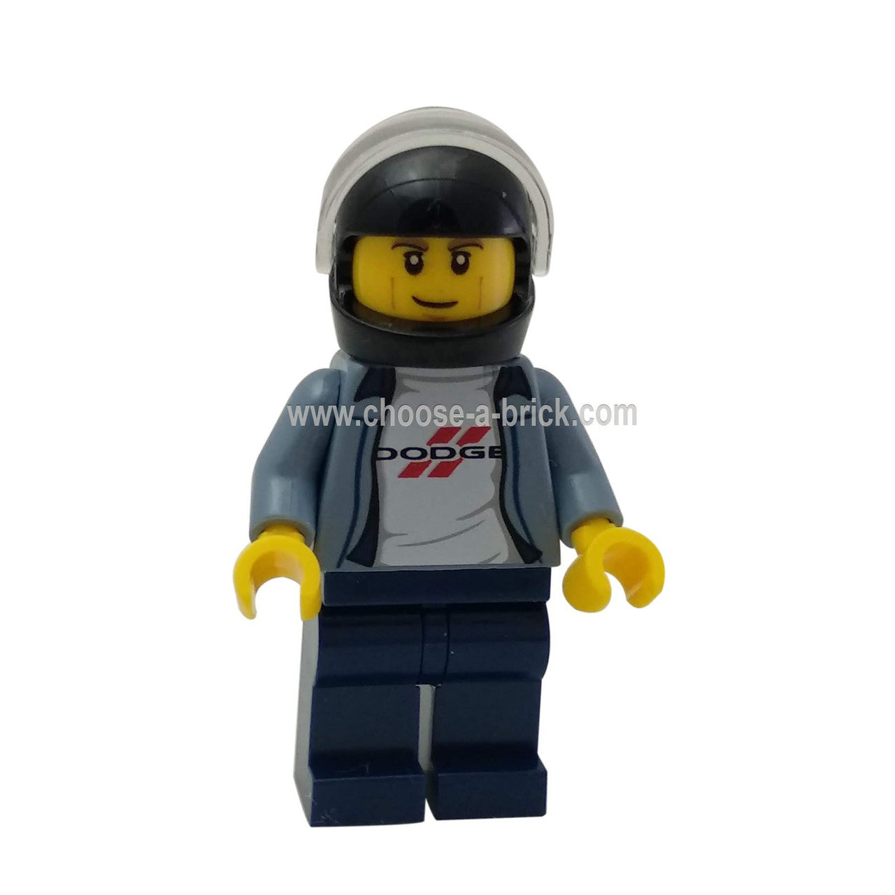 LEGO Minifigure 1970 Dodge Charger R-T Driver - First View.