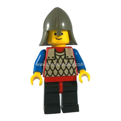 LEGO Minifigure Scale Mail RedBlue Arms Black Legs Lego Minifigure - cas150, different angle.