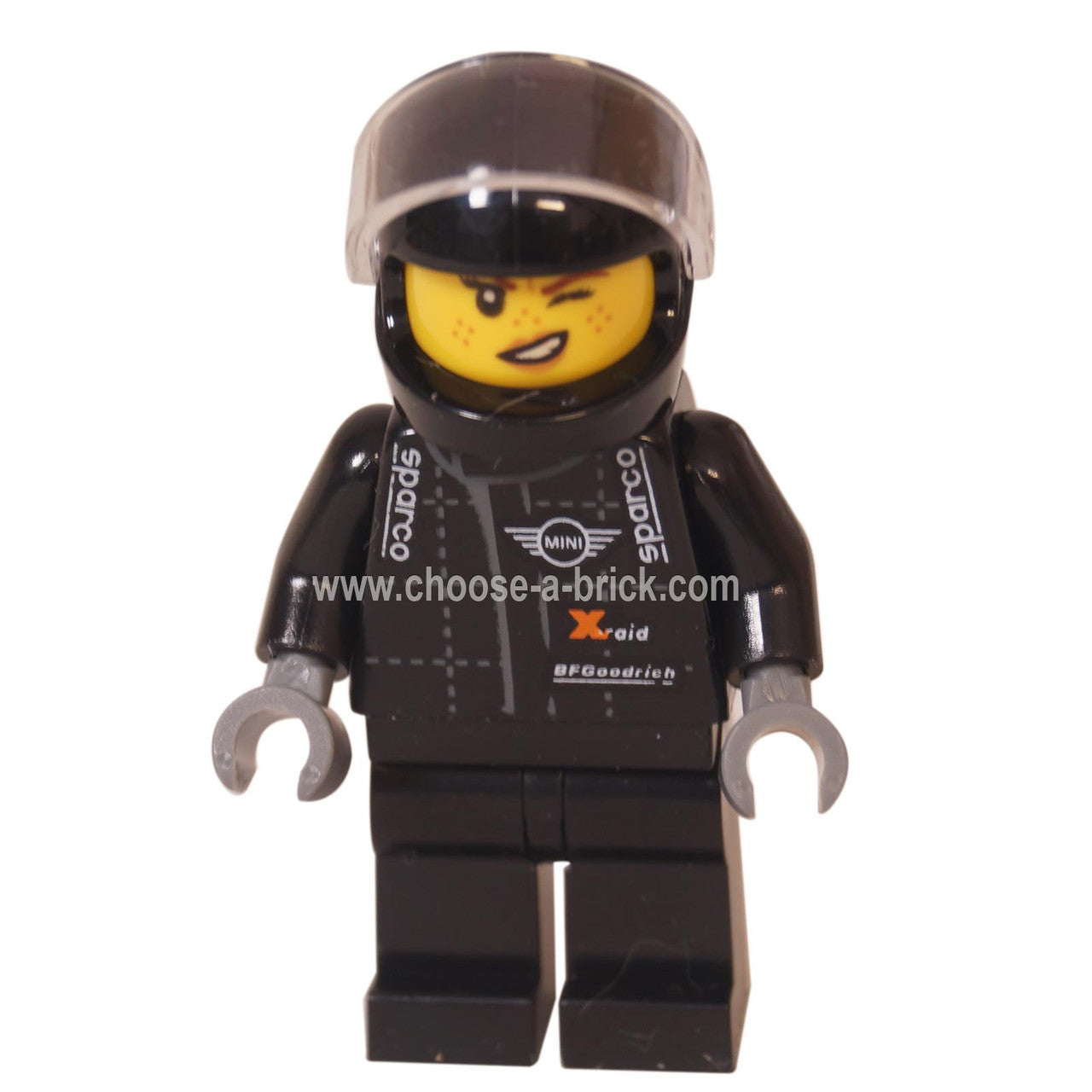 LEGO Minifigure - Mini Cooper S Rally Driver, Female