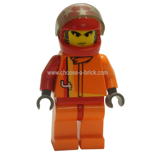 LEGO Minifigure -  Racer Driver, Scorcher