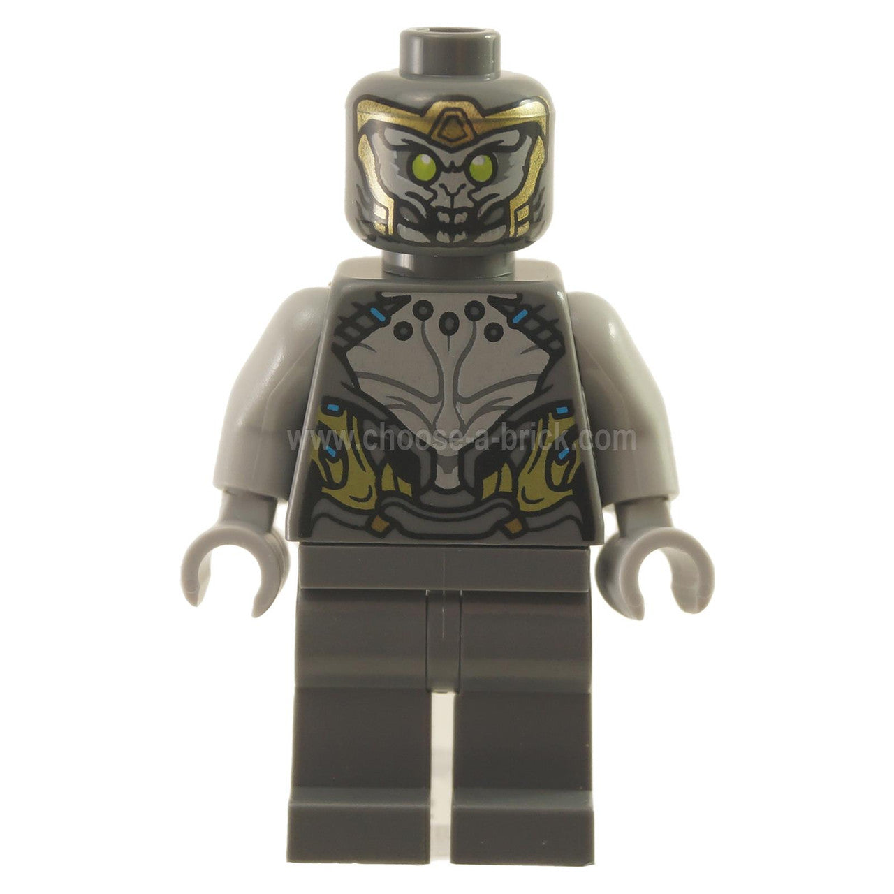 LEGO Minifigure Chitauri - Dark Bluish Gray - sh0730new