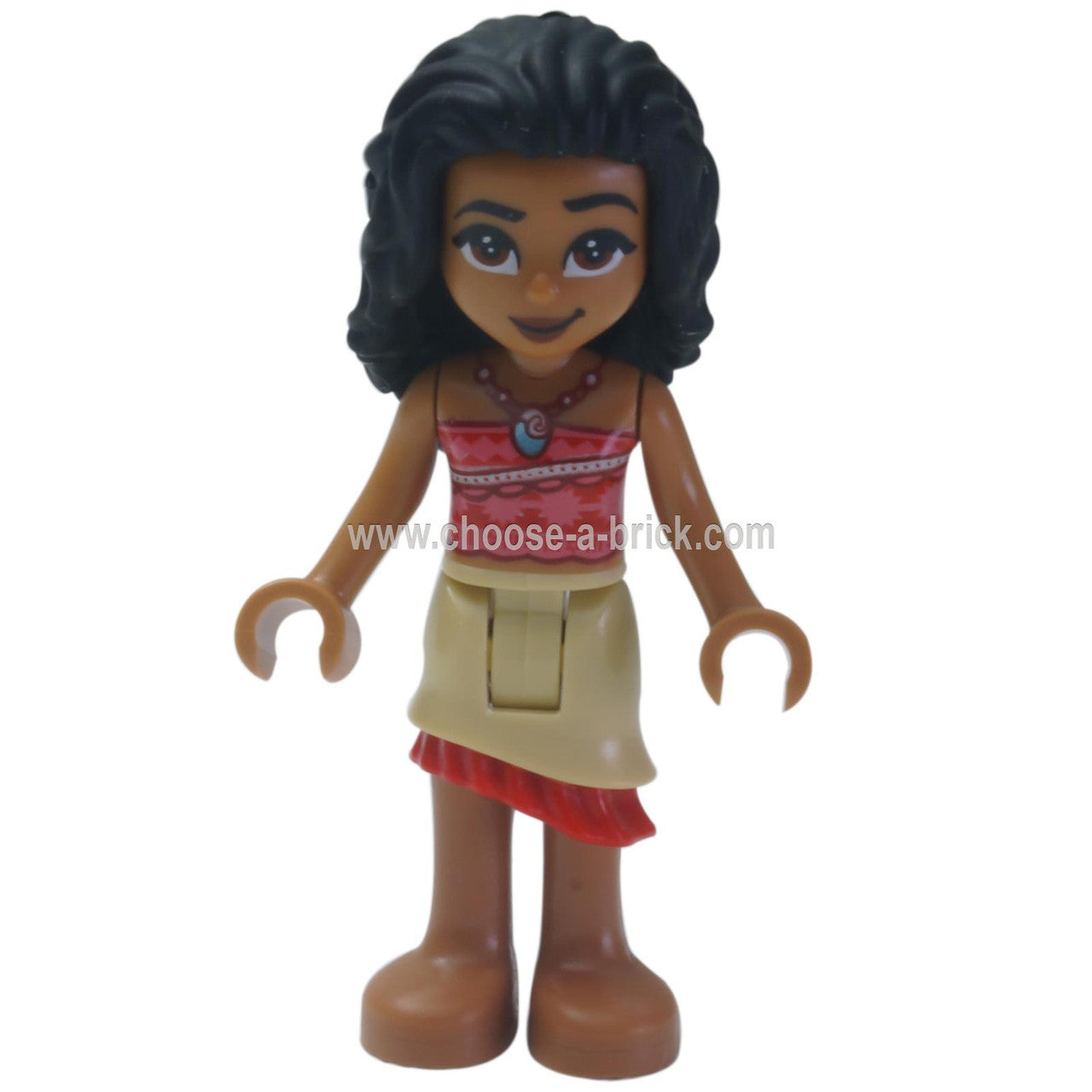 LEGO MInifigure - Moana - Tan Skirt from LEGO set 43170