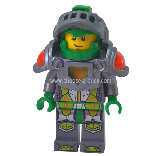 LEGO Minifigure Aaron - Two Clips on Back - First View.