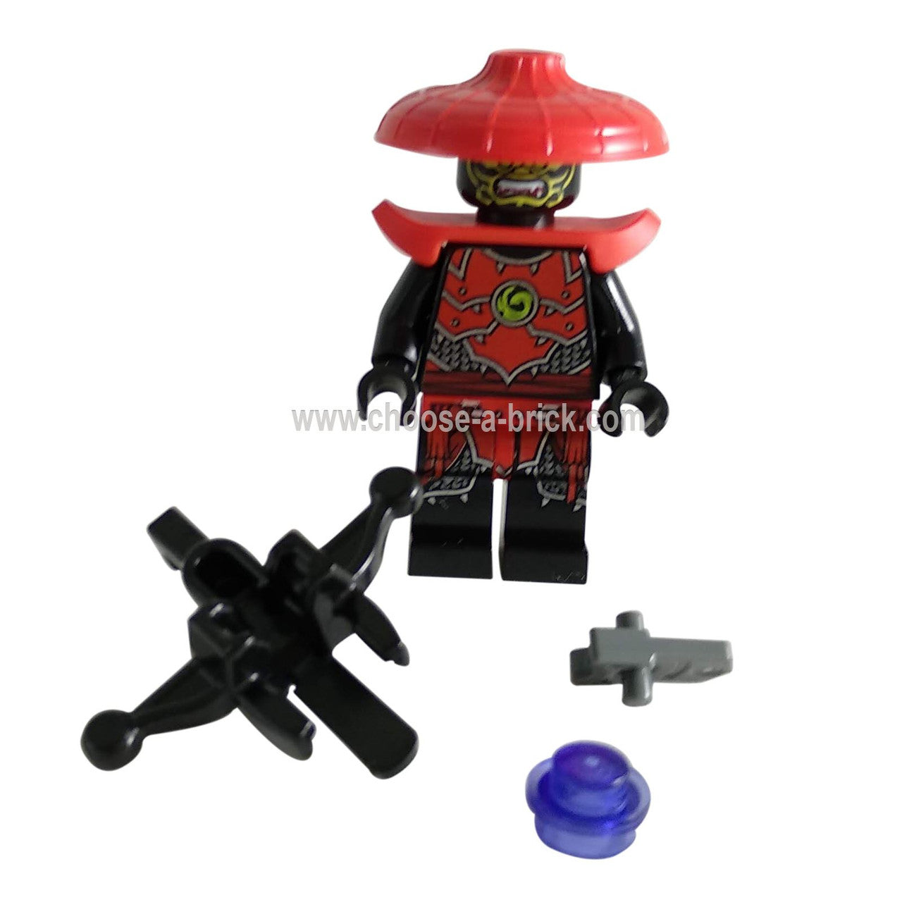 Stone Army Scout with Shoulder Armor Legacy with weapon - LEGO Minifigure Ninjago