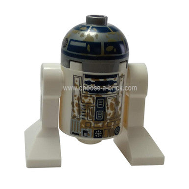 R2-D2 mit Schmutzflecken 