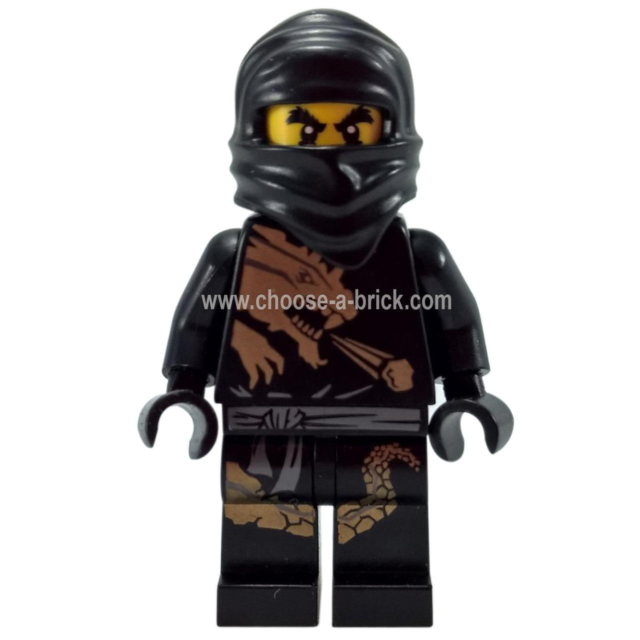 LEGO Minifigure Cole - njo015 - njo015 (front view highlighting original Cole design)