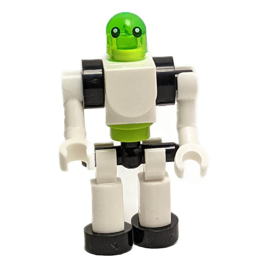 LEGO® DREAMZzz™ Minifigure Z-Blob Robo with Transparent Green Body, Mechanical Details, and Friendly Expression