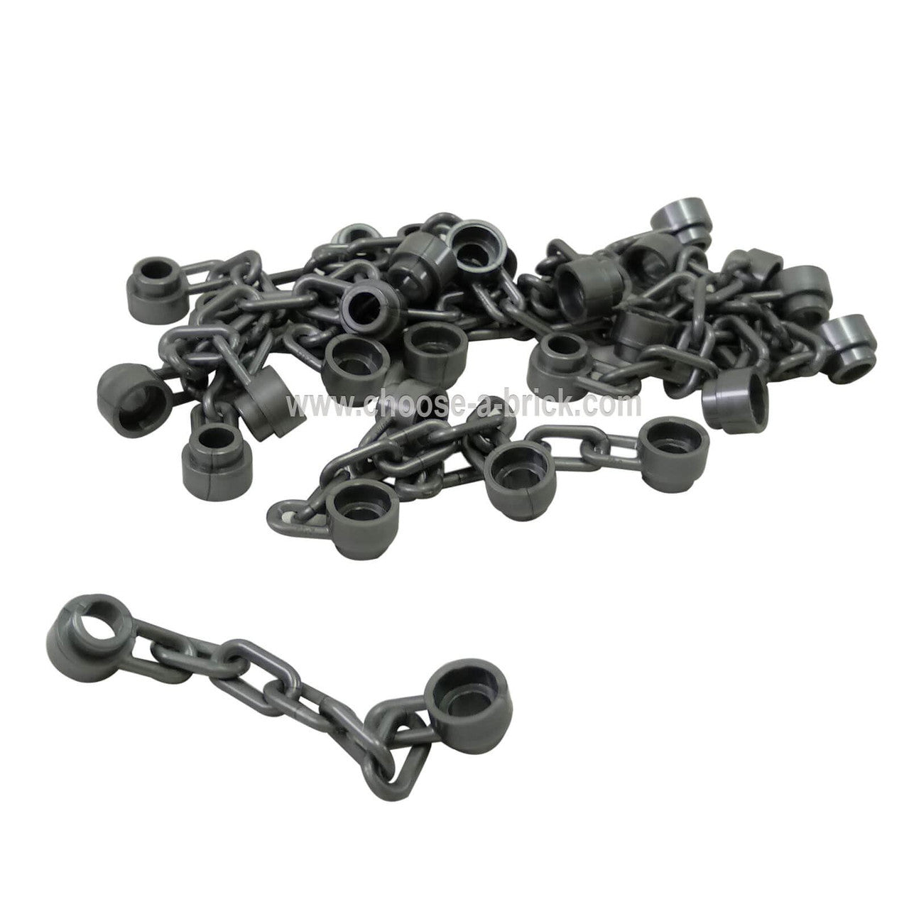 LEGO  chain 5 links part 92338 in Flat silver color