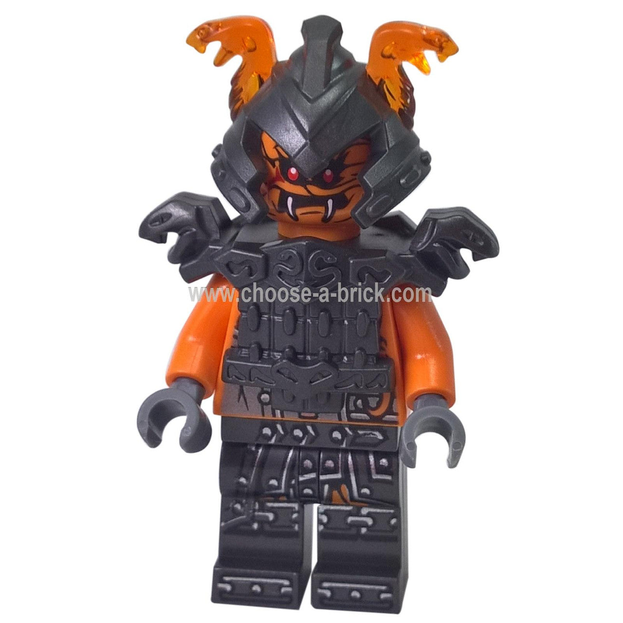 LEGO Minifigure Commander Blunck from Ninjago, unique printing and accessories - njo293