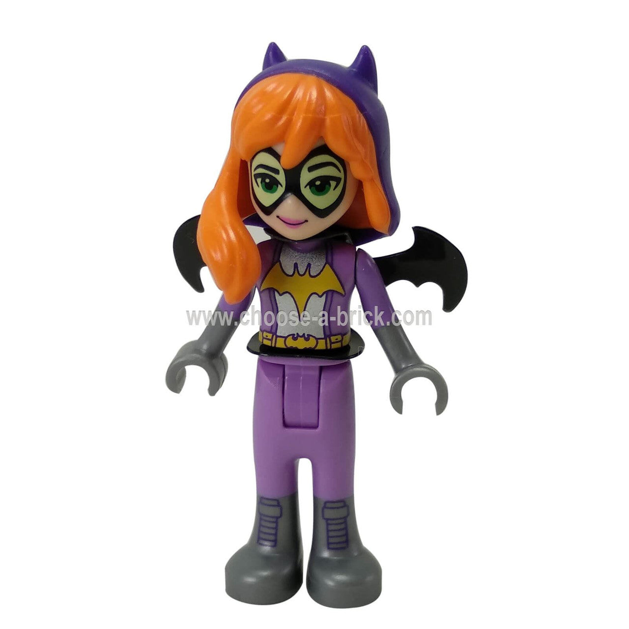 LEGO Minifigure Batgirl - Medium Lavender Legs, Flat Silver Boots 41237 - shg012new