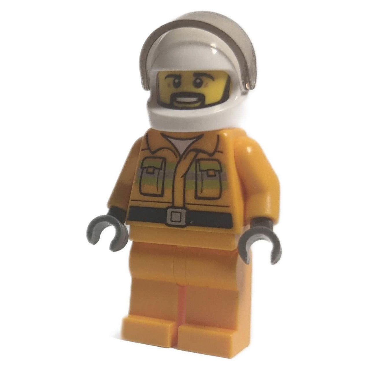 LEGO Minifigure Bearded Firefighter - cty1597new