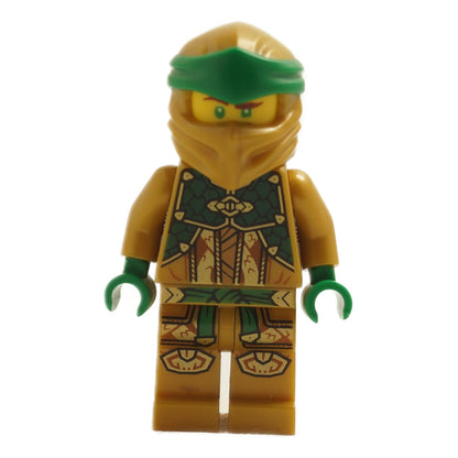 LEGO® Ninjago Golden Ninja Zane Minifigure – Golden Armor with Green Details from The Island Set