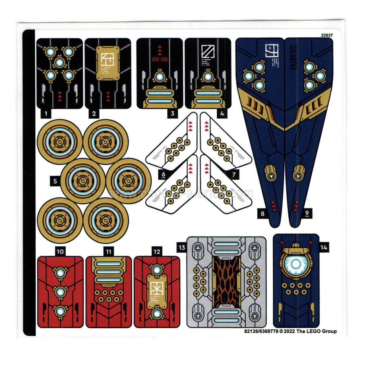 Sticker Sheet for Set 71765 - (82139/6369778)