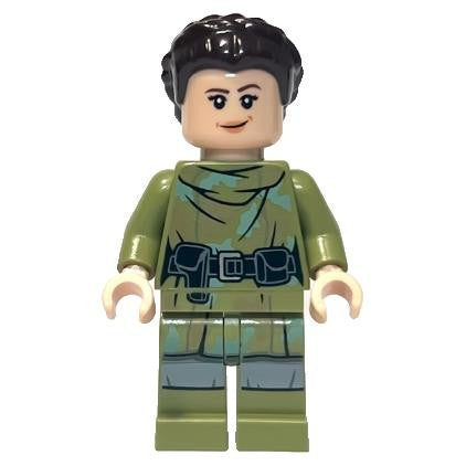  LEGO Princess Leia Endor Outfit Minifigure sw1296 | From Set 75366