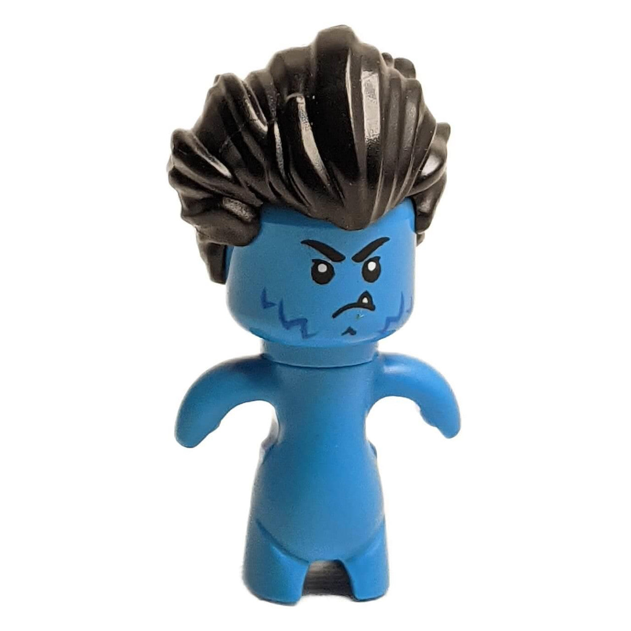 LEGO® DREAMZzz™ Minifigure Logan - Transformed with Fierce Expression, Dark Outfit, and Mystic Energy Details