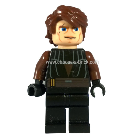 LEGO Minifigure Anakin Skywalker (Clone Wars) - Front View.