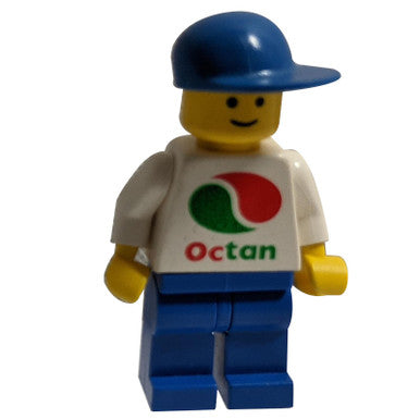 Octan - Weißes Logo, blaue Beine, blaue Kappe 