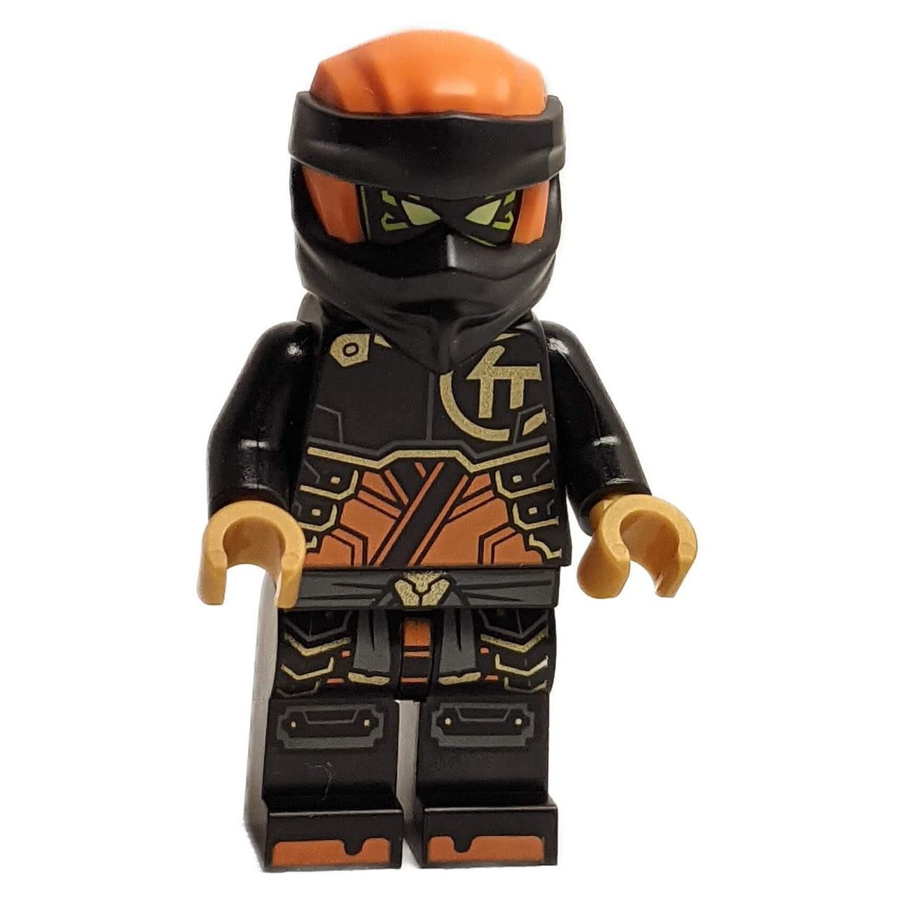 LEGO Minifigure Cole - Dragons Rising, Head Wrap (71806) - njo863new (front view with head wrap detail)