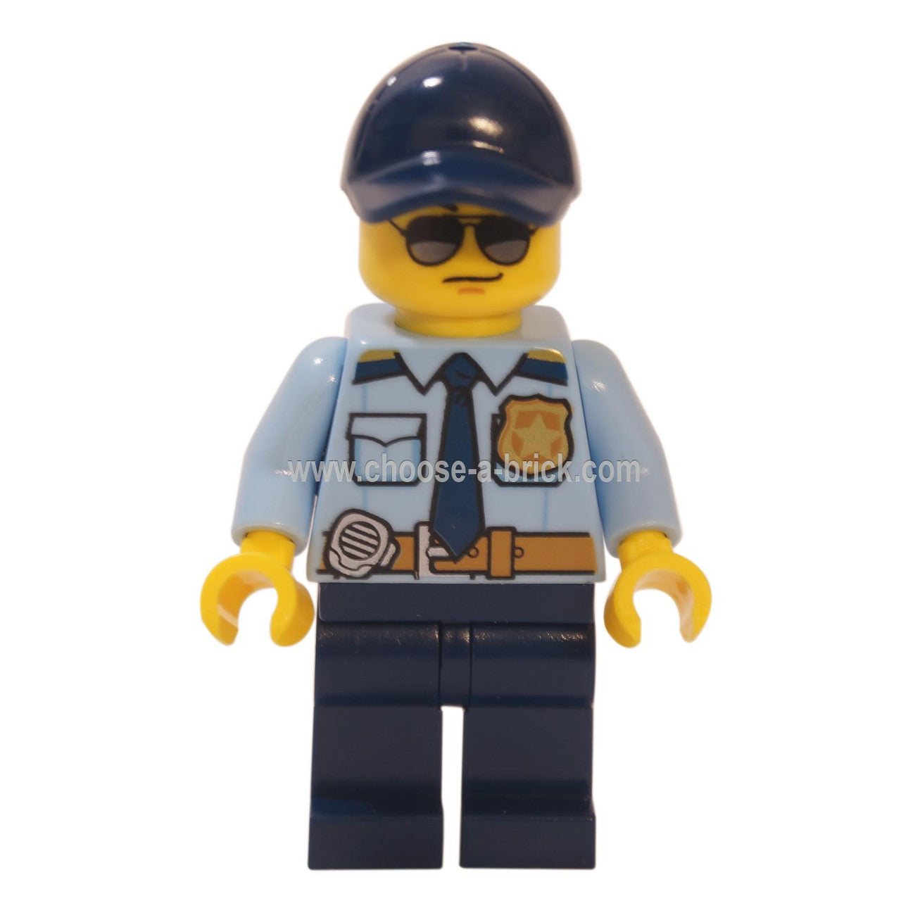 LEGO Minifigure - Police - City Officer Shirt with Dark Blue