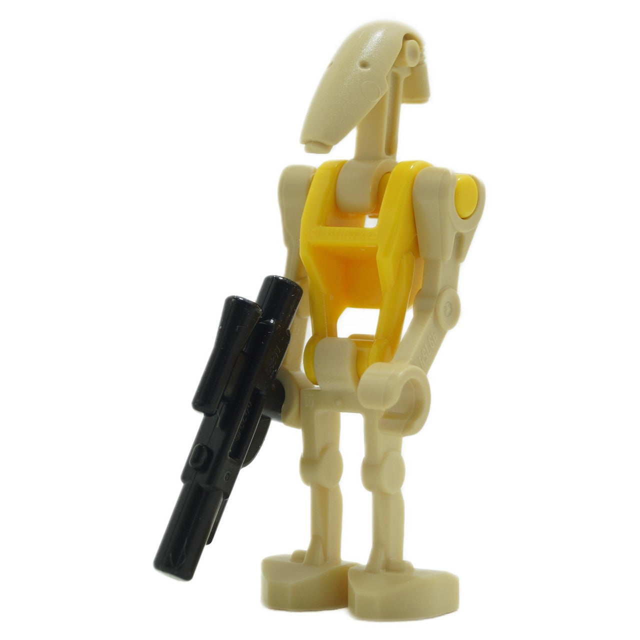 LEGO Minifigure Battle Droid Commander - Yellow Torso, Angled Arm and Straight Arm - MPN sw0184