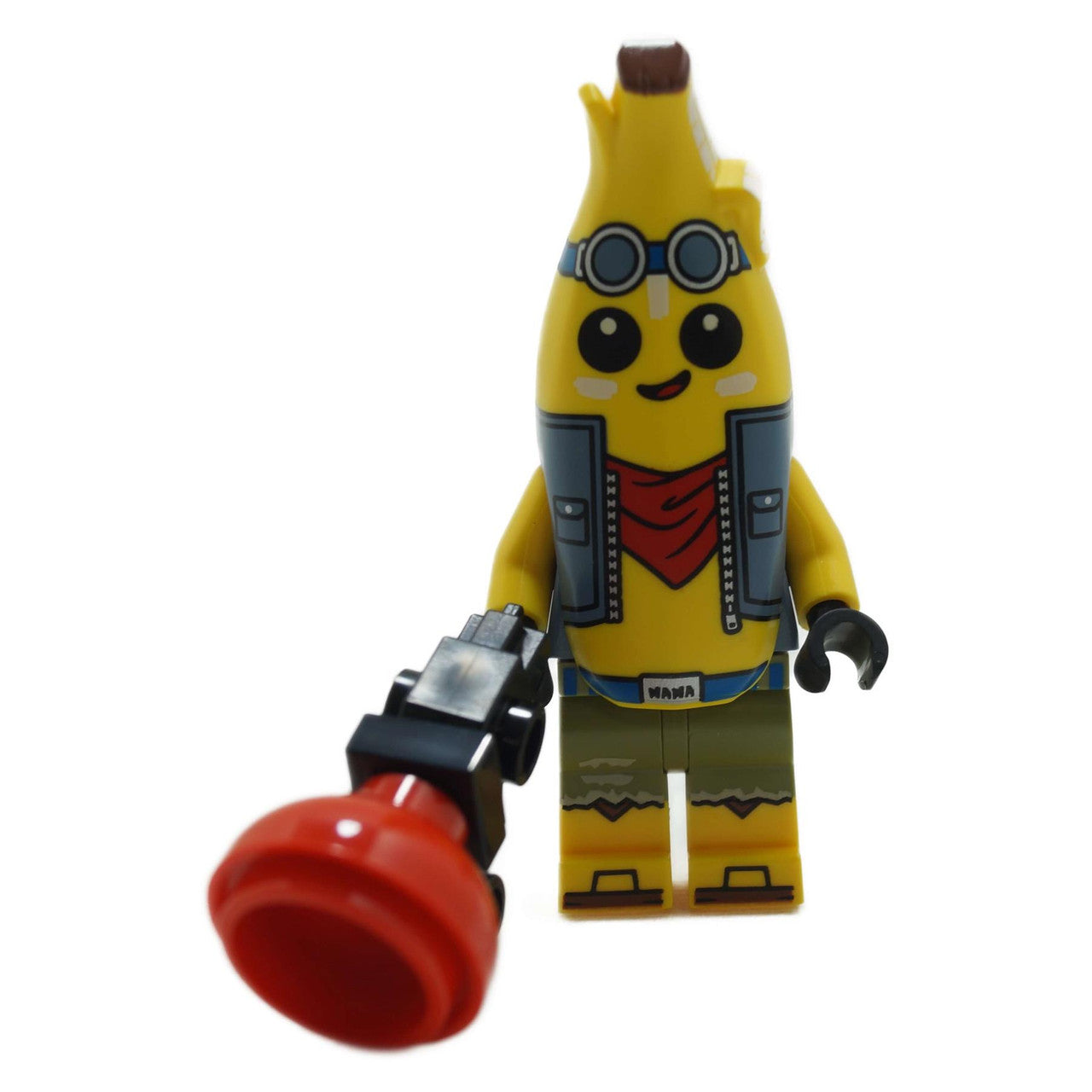 LEGO Minifigure Adventure Peely with Grapple Gun - Front View.